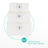 Hamper Baskets Set of 3 - White
